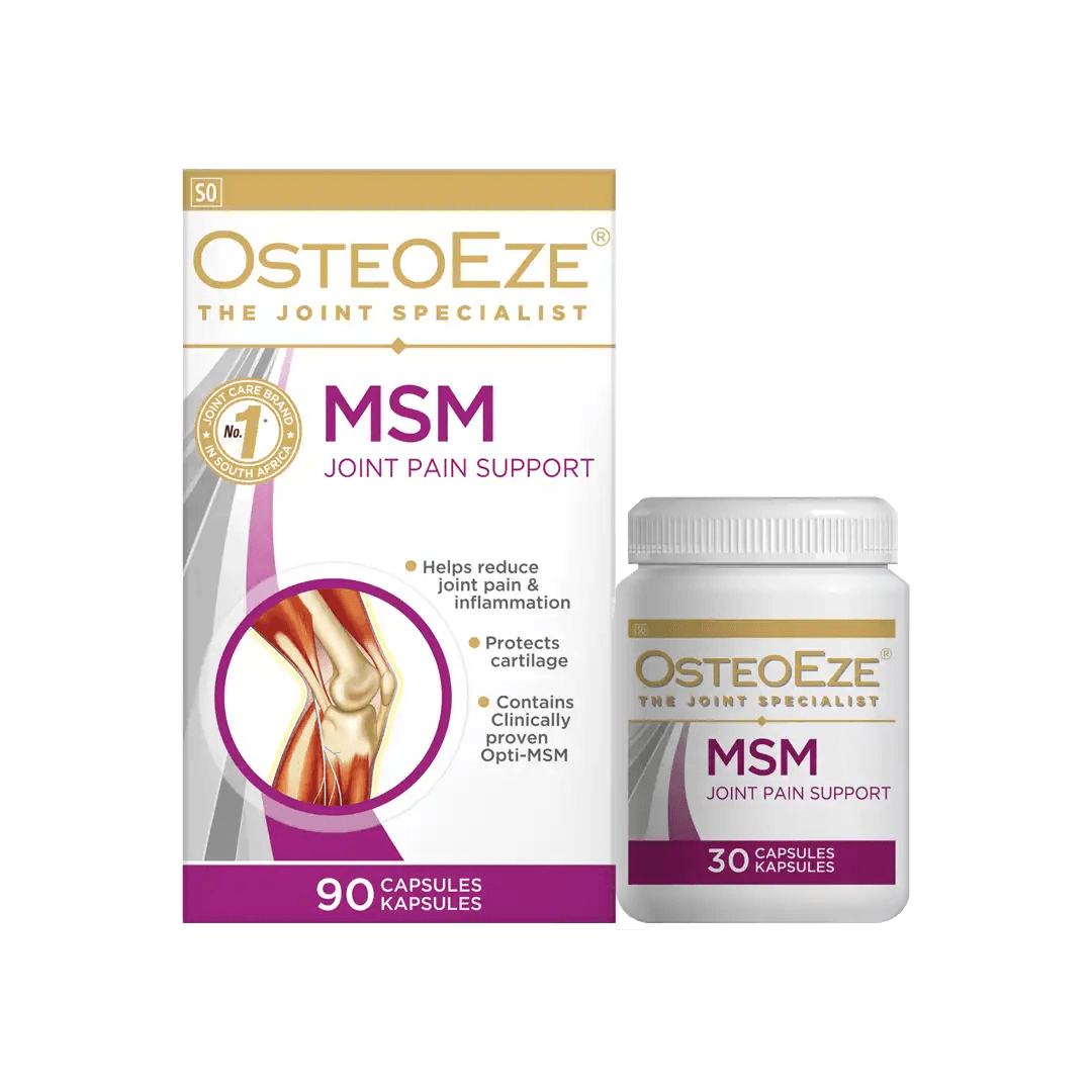 OsteoEze MSM Joint Pain Support Capsules, 90's + 30's - Vaids Pharmacy