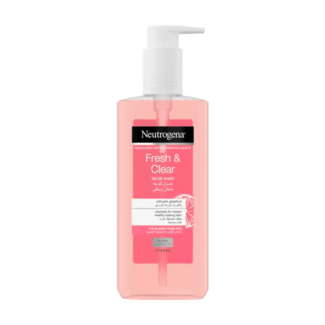 Neutrogena Visibly Clear Pink Grapefruit Facial Wash, 200ml - Vaids Pharmacy