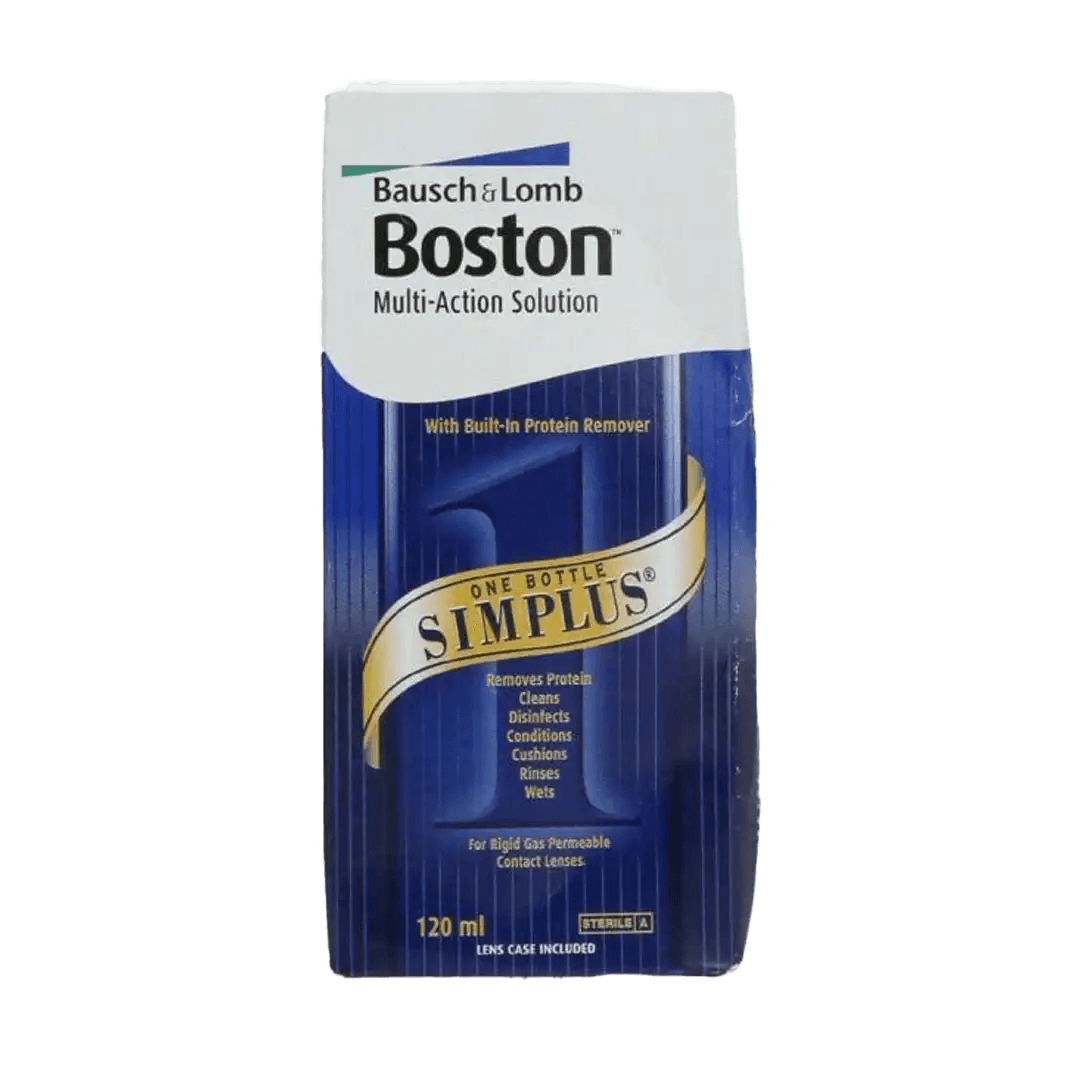 Bausch+Lomb Boston Simplus Solution, 120ml - Vaids Pharmacy