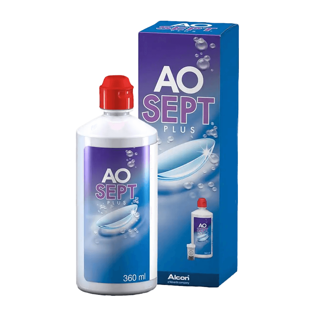 AOSept Plus Contact Lens Solution, 360ml - Vaids Pharmacy