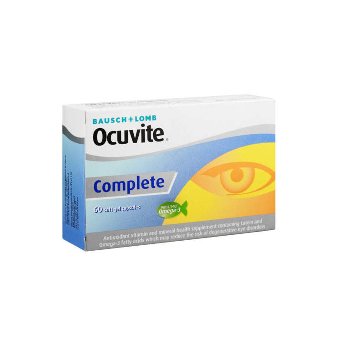 Bausch+Lomb Ocuvite Complete Capsules, 60's - Vaids Pharmacy