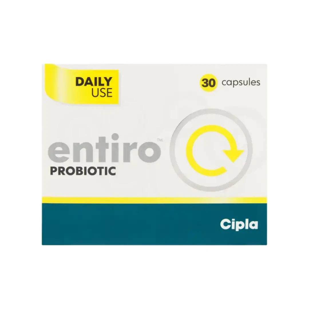 Cipla Entiro Probiotic Capsules, 30's - Vaids Pharmacy