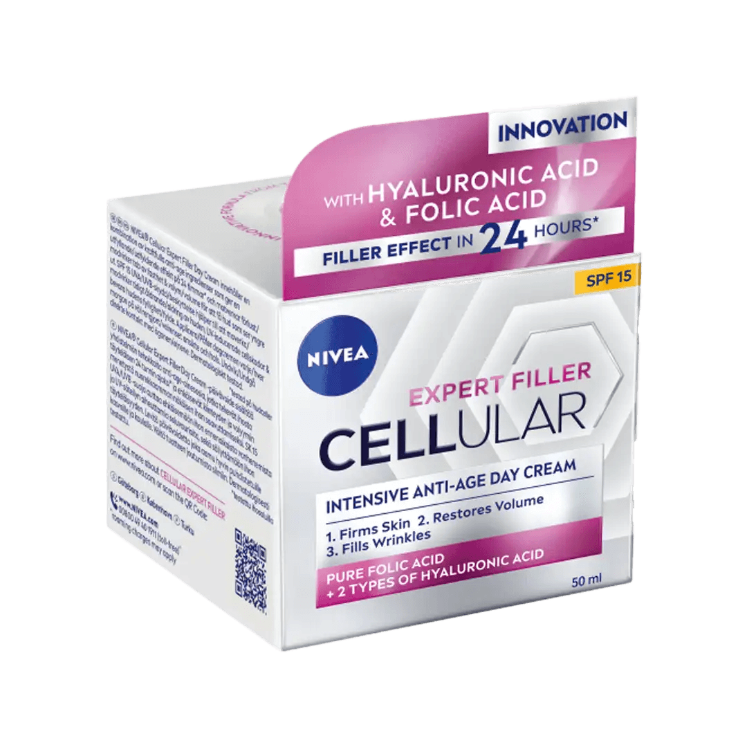 Nivea Cellular Anti-Age Cell Renewal Day Cream SPF15, 50ml - Vaids Pharmacy