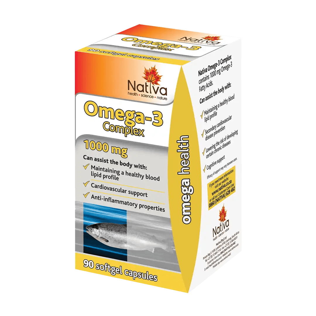 Nativa Omega 3 Complex Softgels, 90's - Vaids Pharmacy