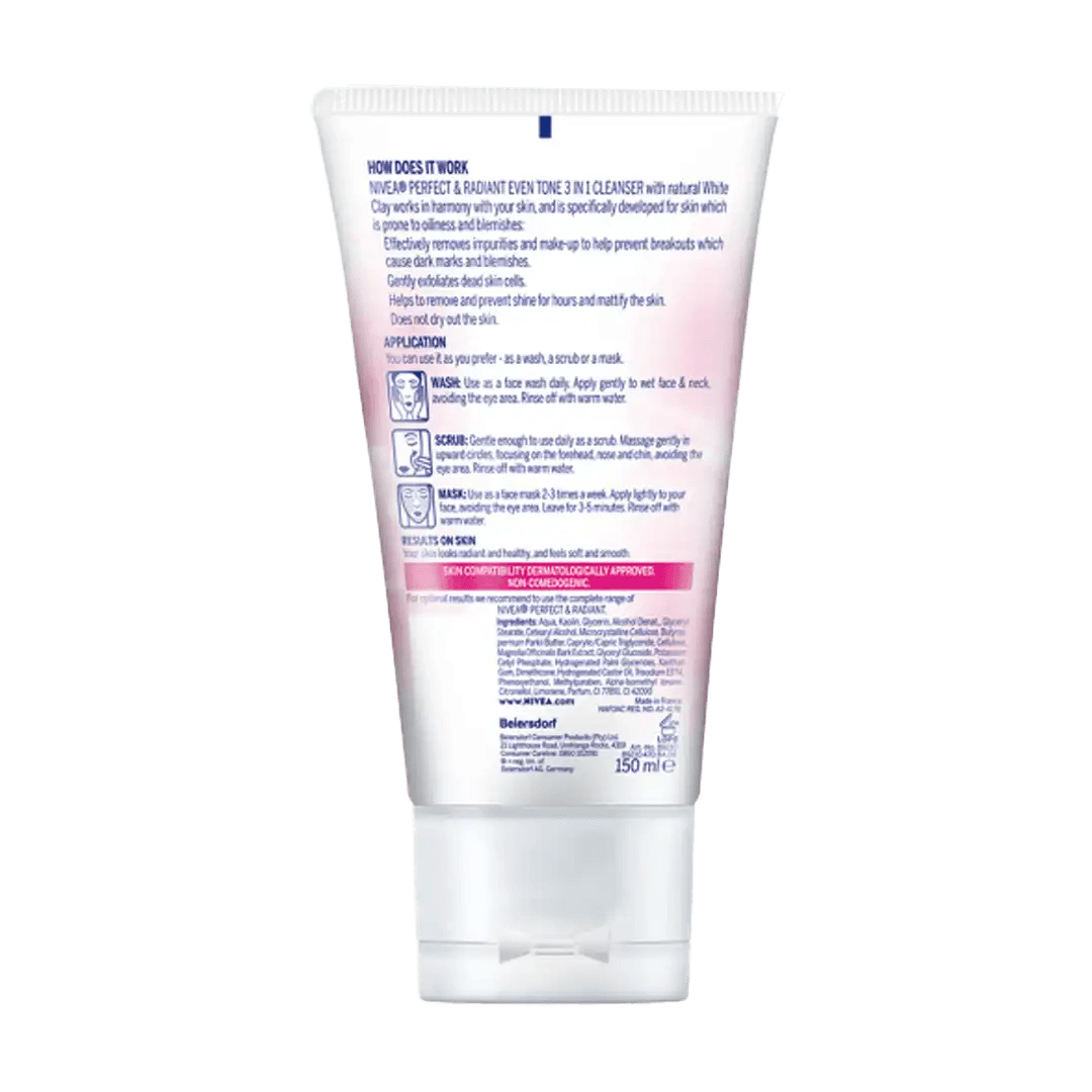 Nivea Perfect and Radiant Mattifying Cleanser, 150ml - Vaids Pharmacy
