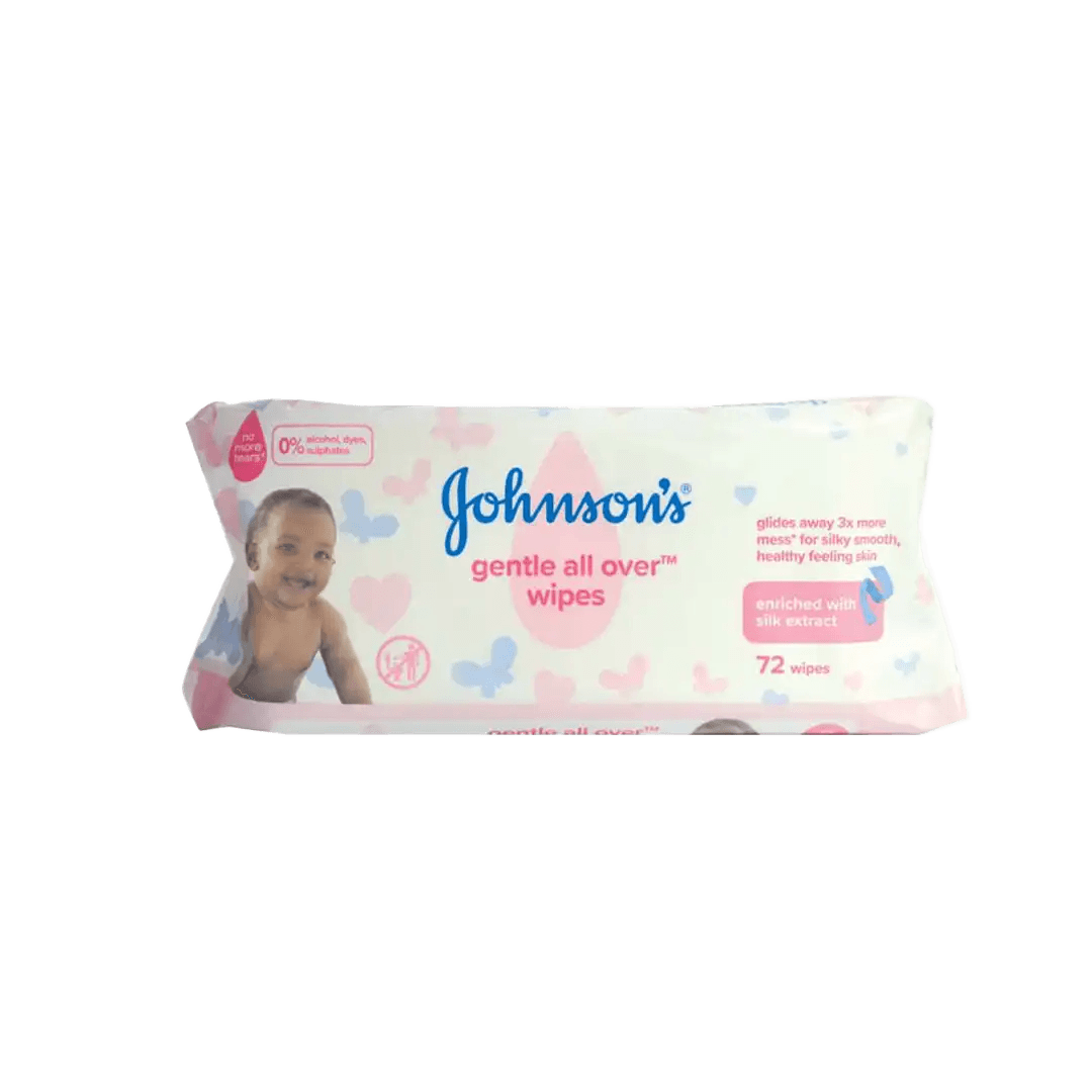 Johnson's Baby Wipes Gentle All Over, 72's - Vaids Pharmacy