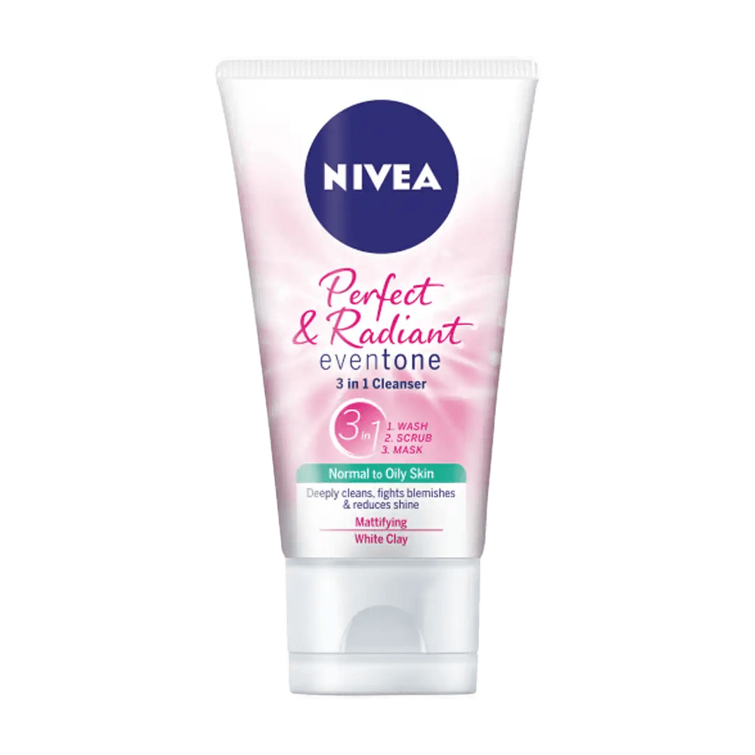 Nivea Perfect and Radiant 3 in 1 Cleanser, 50ml - Vaids Pharmacy