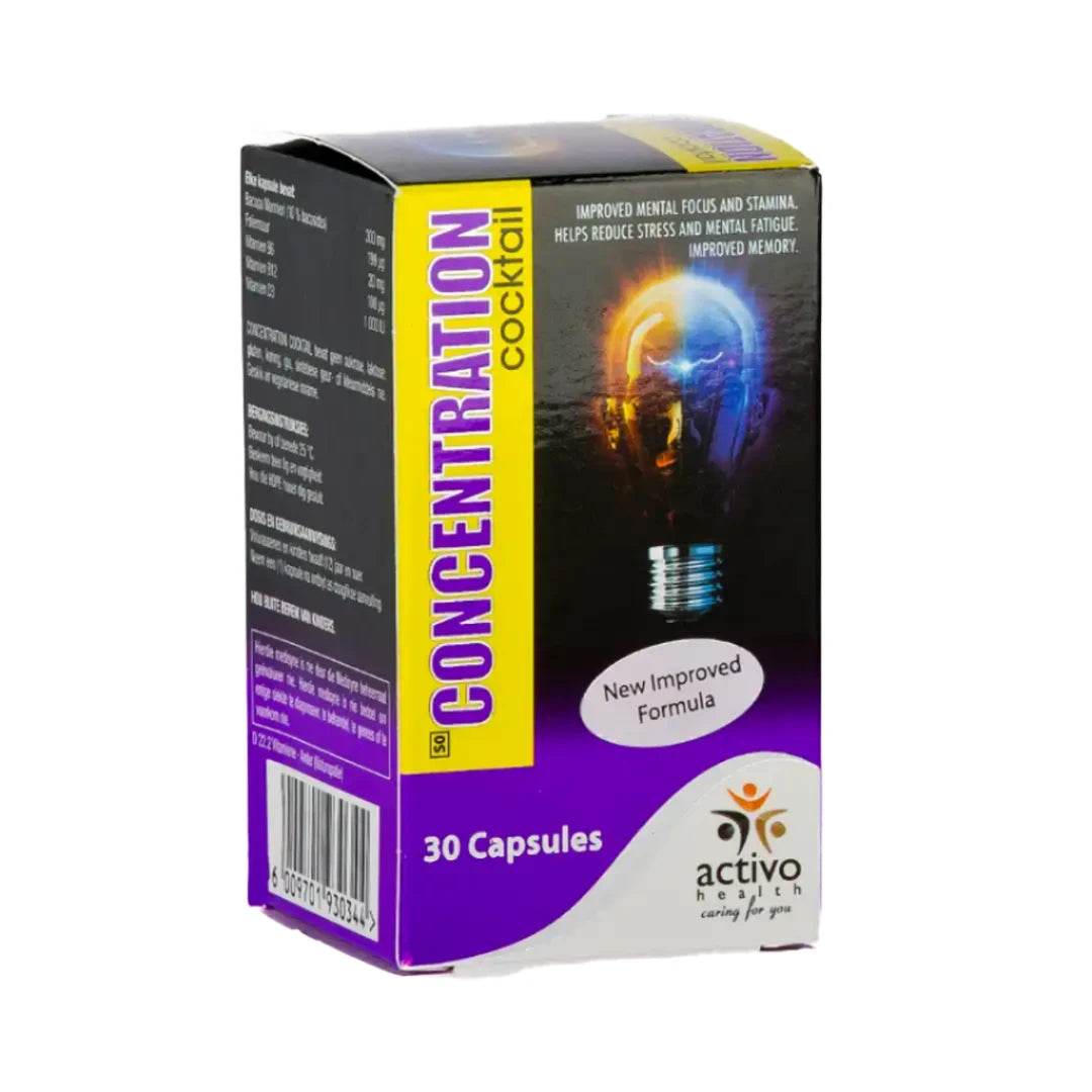 Activo Concentration Cocktail Capsules, 30's - Vaids Pharmacy
