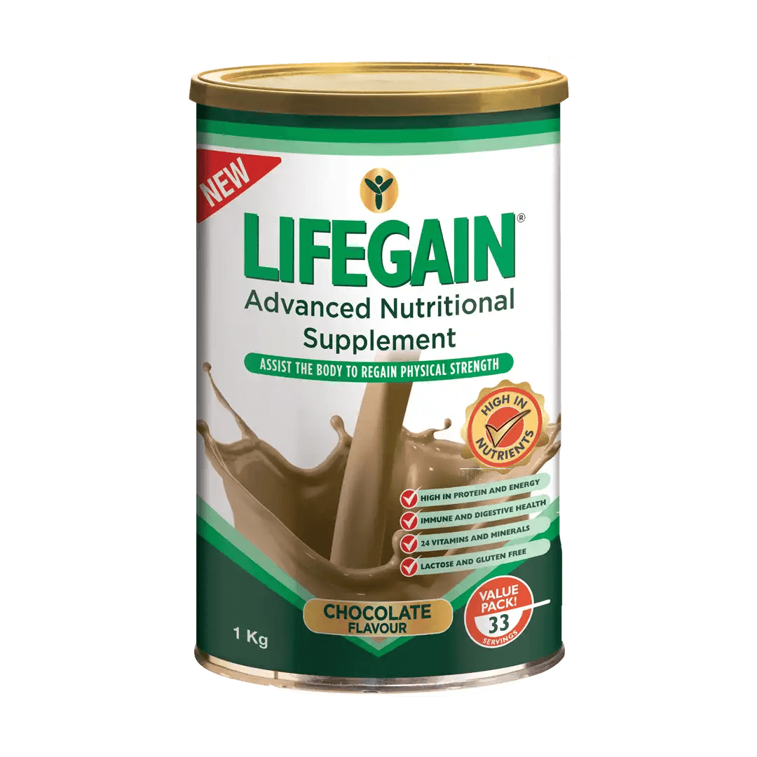 Lifegain Advanced Nutritional Support Chocolate, 1kg - Vaids Pharmacy