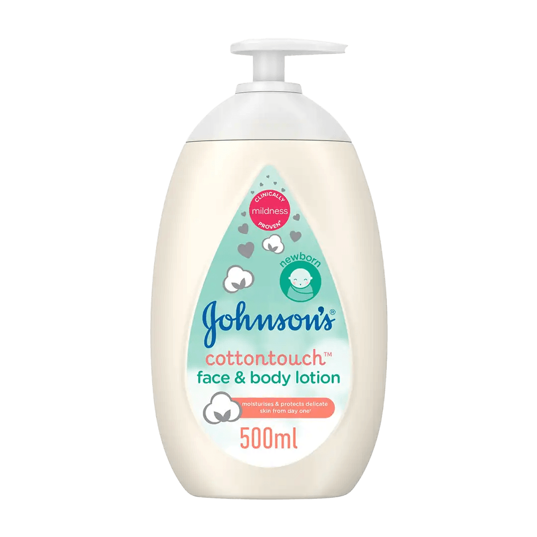 Johnson's Baby Cotton Touch Face and Body Lotion, 500ml - Vaids Pharmacy