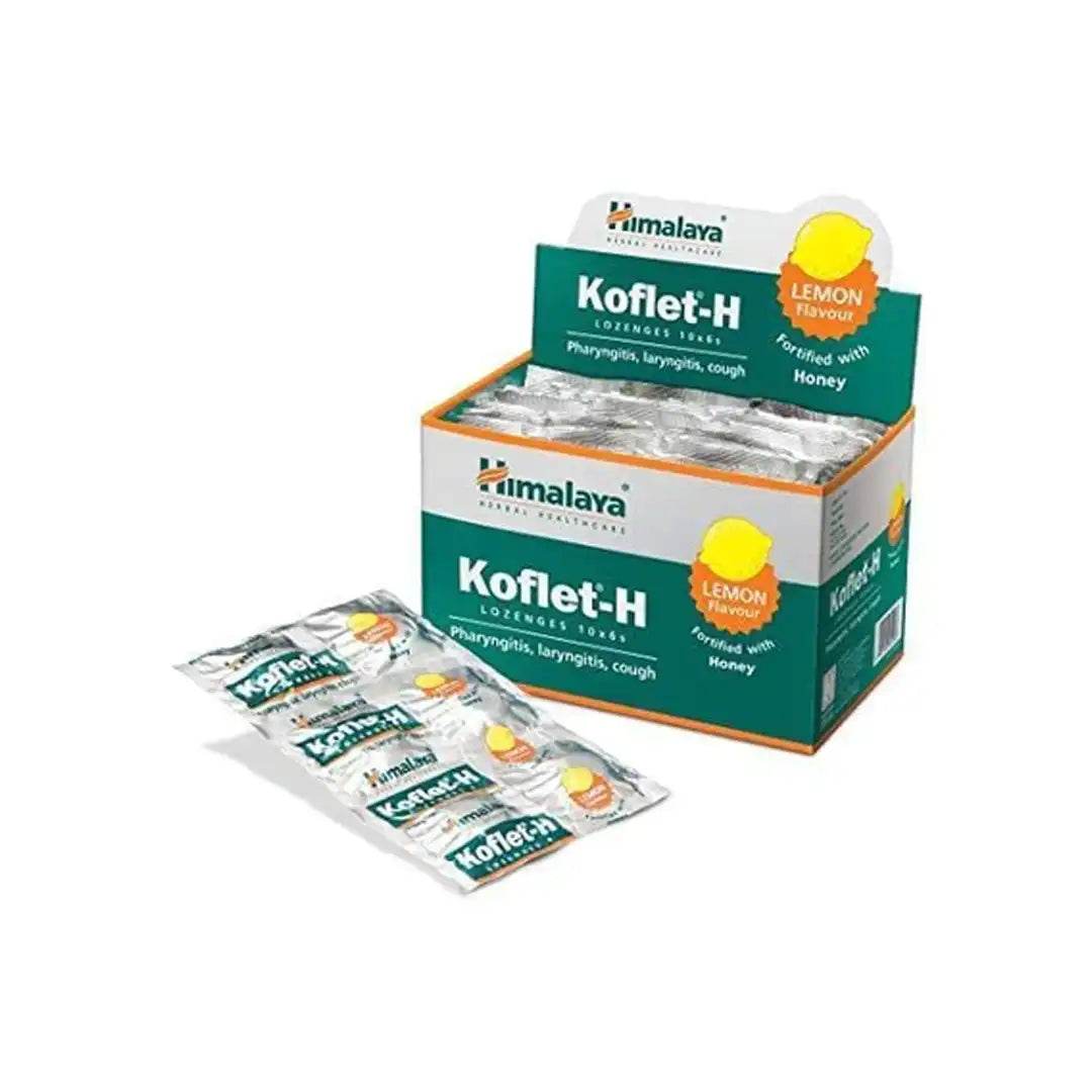 Himalaya Koflet Lozenges Lemon, 12's - Vaids Pharmacy