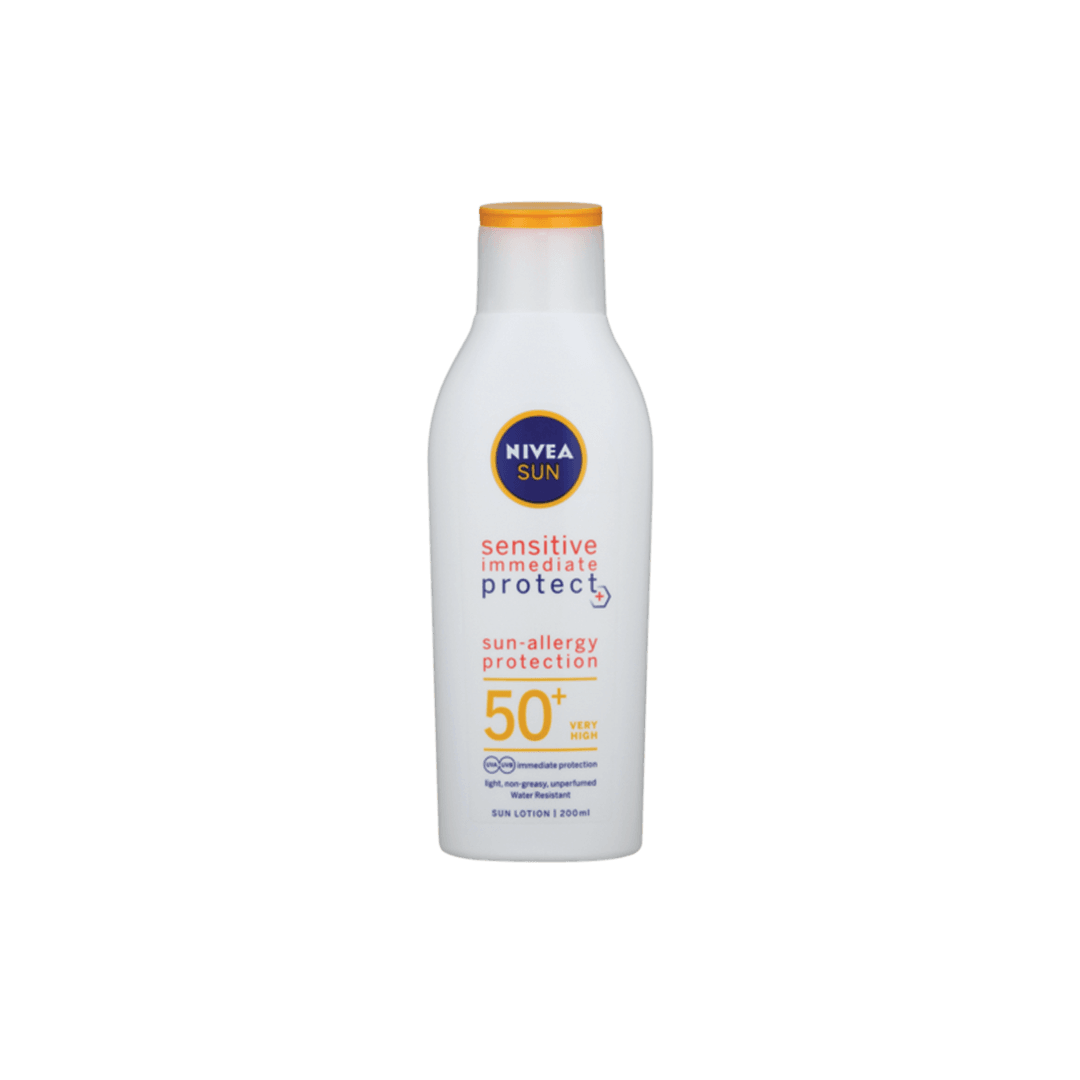 Nivea Sun Sensitive Sun Lotion SPF50+, 200ml - Vaids Pharmacy