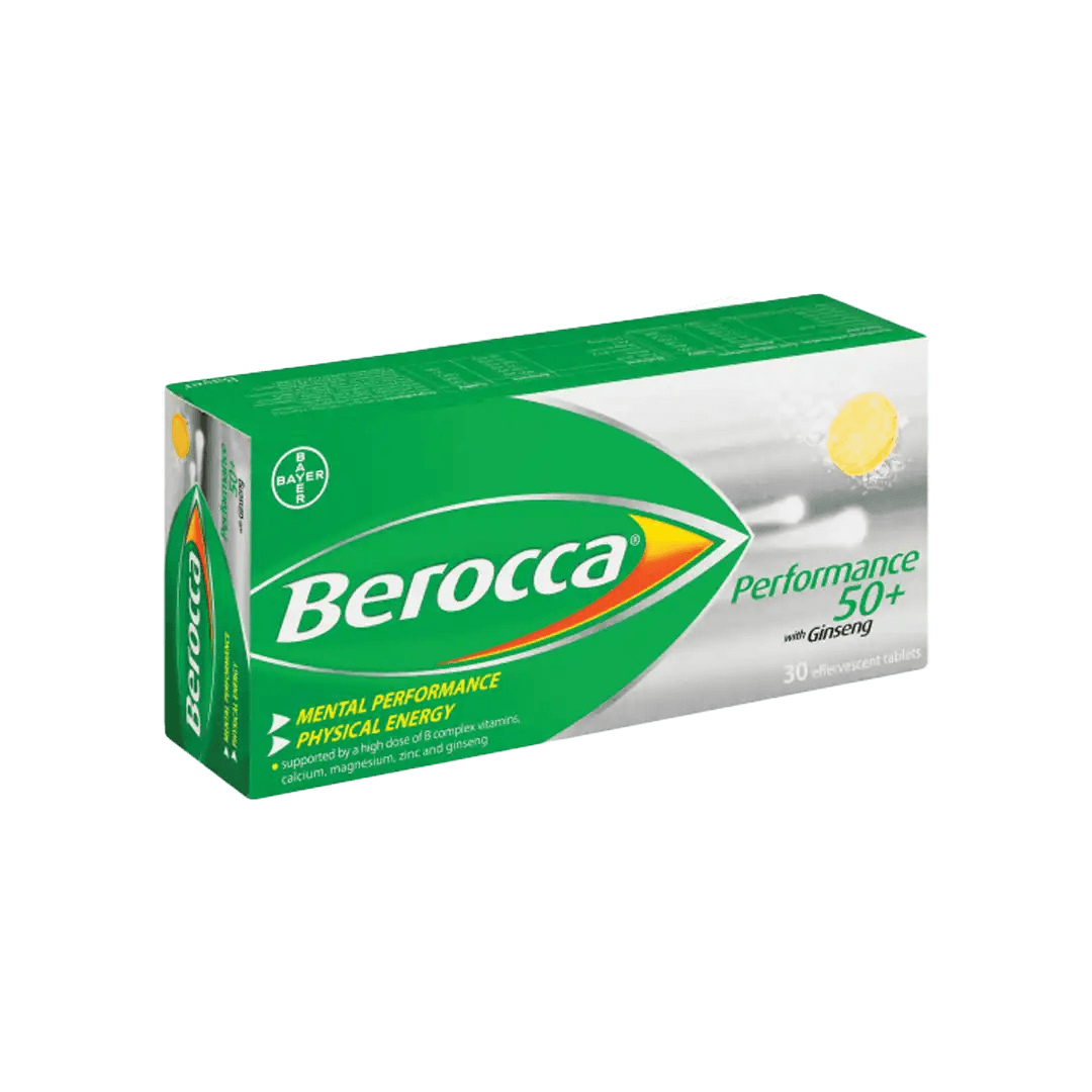 Berocca Focus 50+ Tablets, 30's - Vaids Pharmacy