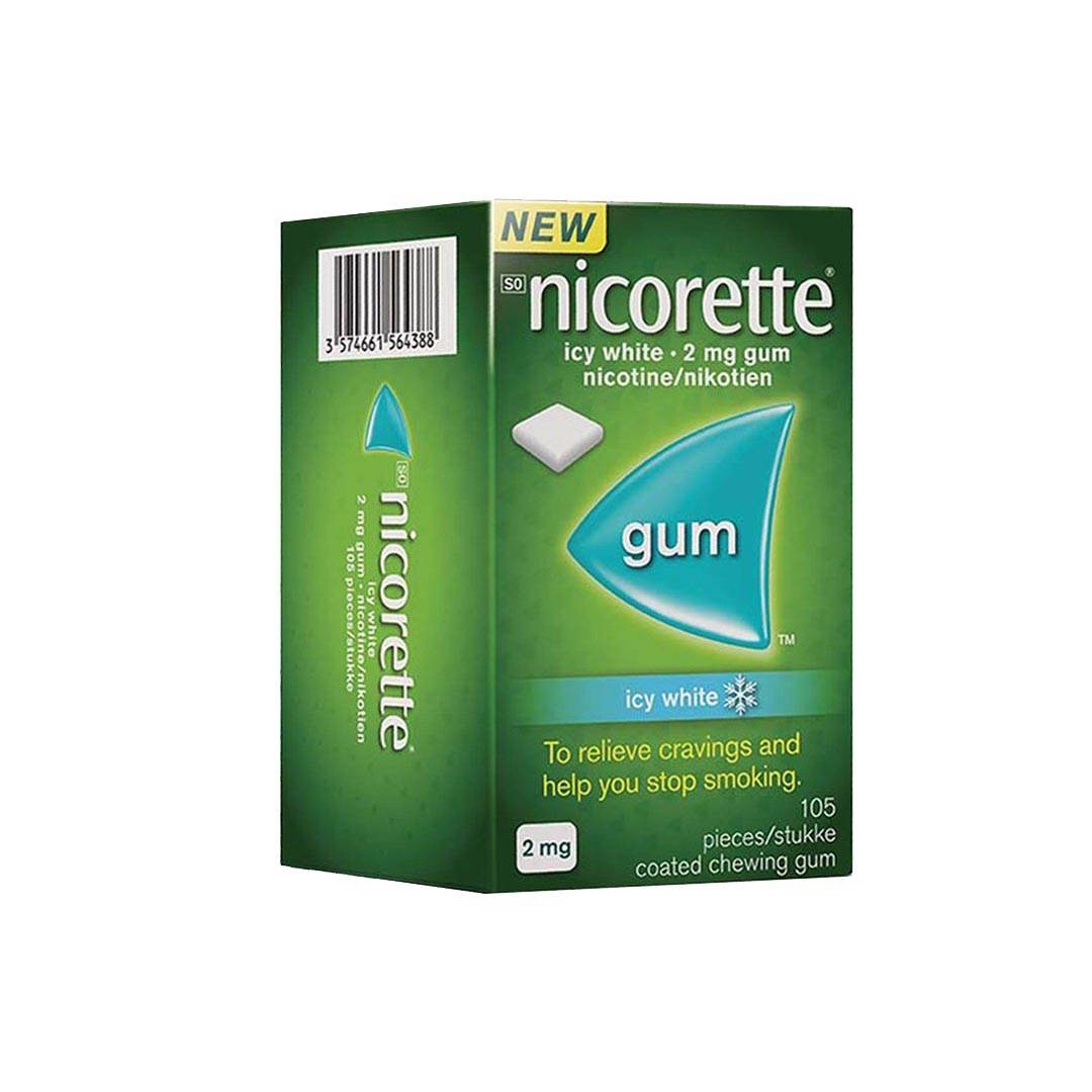 Nicorette 2mg Coated Gum Assorted, 105's - Vaids Pharmacy