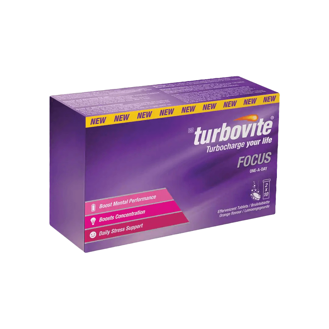 Turbovite Focus Effervescent Tablets, 20's - Vaids Pharmacy
