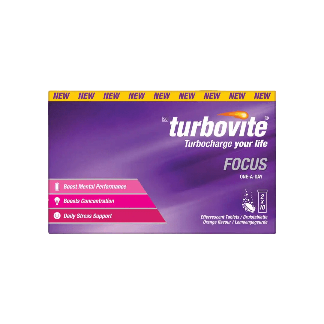 Turbovite Focus Effervescent Tablets, 20's - Vaids Pharmacy
