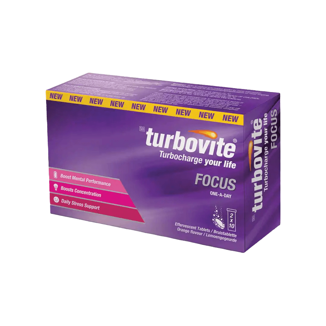 Turbovite Focus Effervescent Tablets, 20's - Vaids Pharmacy