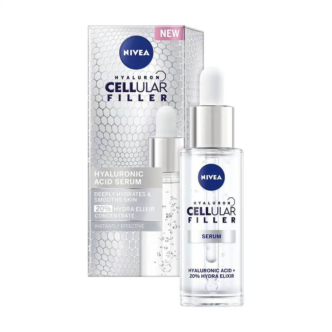 Nivea Cellular Filler Hyaluronic Acid Anti-Age Face Serum 30ml - Vaids Pharmacy
