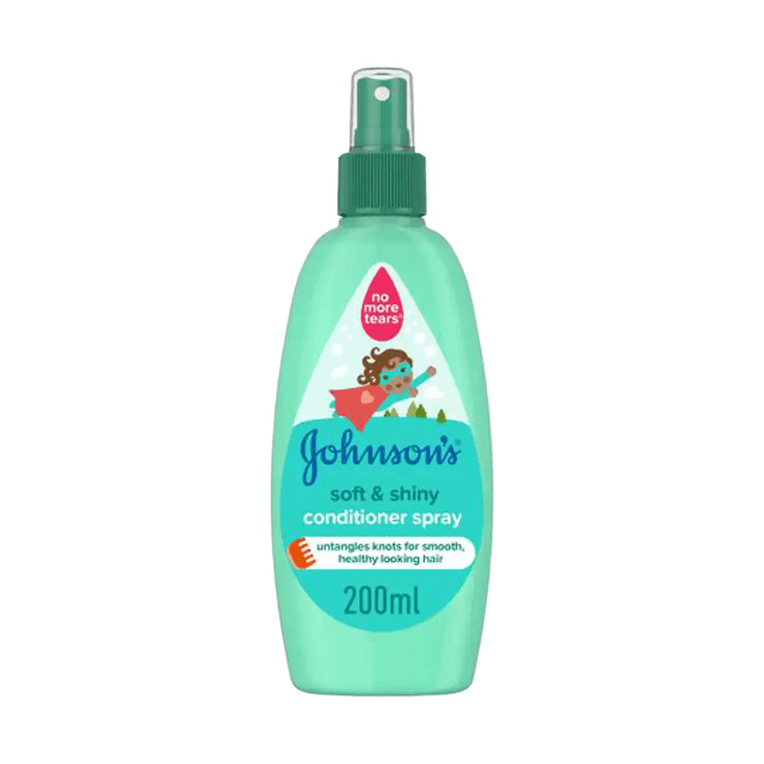 Johnson's Soft & Shiny Conditioner Spray, 200ml - Vaids Pharmacy