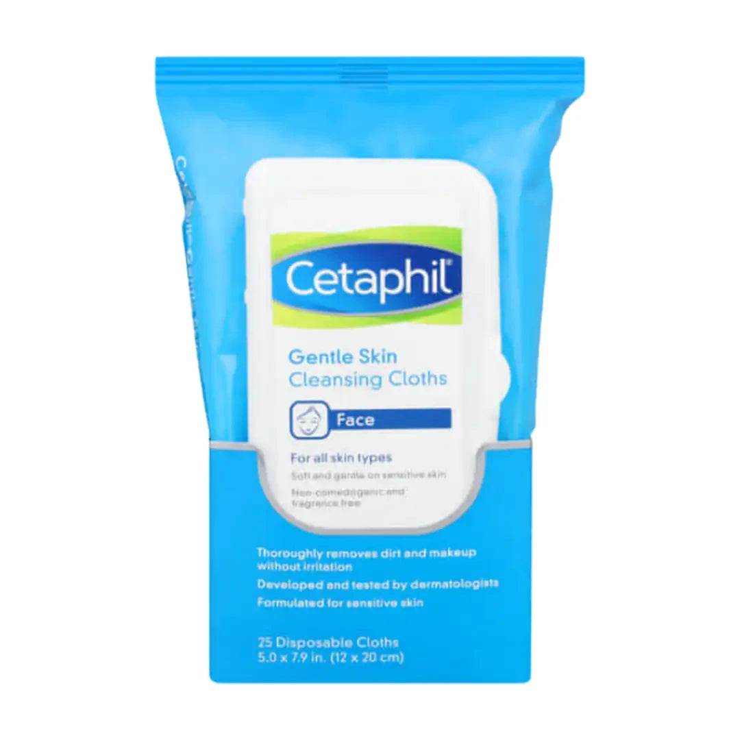 Cetaphil Gentle Clean Wipes, 25's - Vaids Pharmacy