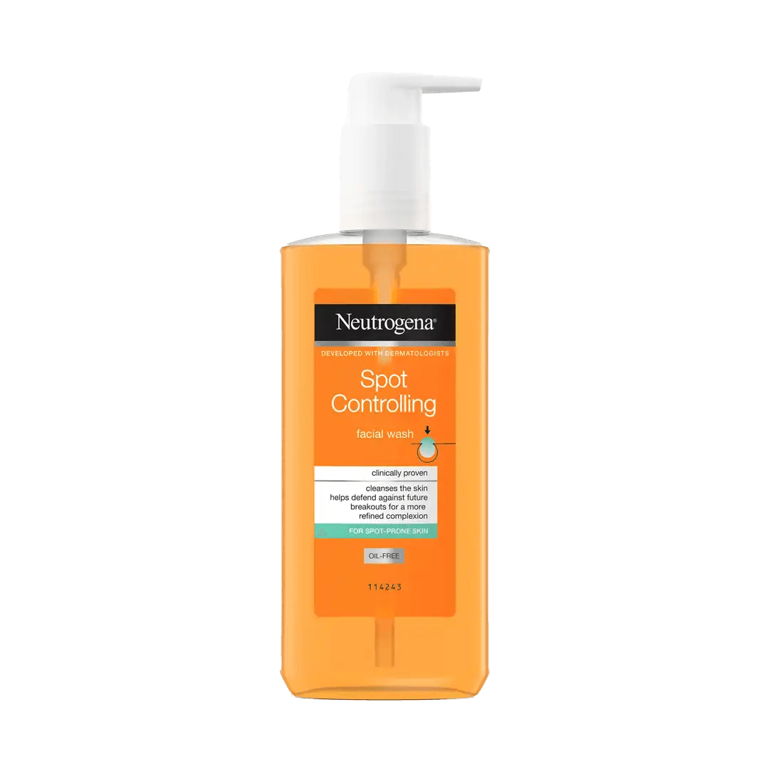 Neutrogena Spot Controlling Oil-free Facial Wash, 200ml - Vaids Pharmacy