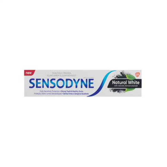Sensodyne Natural White Whitening Toothpaste Charcoal, 75ml - Vaids Pharmacy