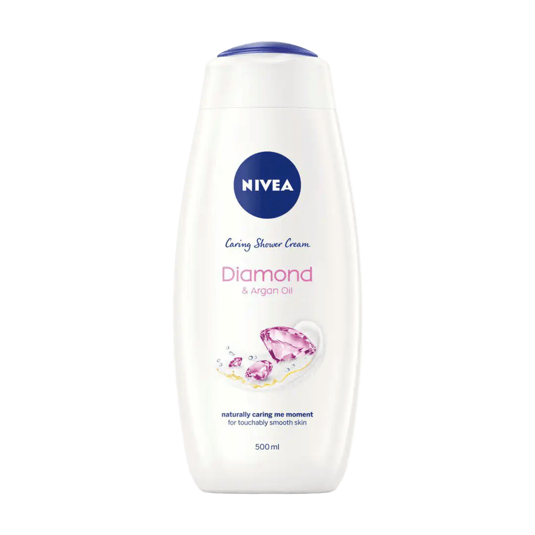 Nivea Diamond & Argan Oil Caring Shower Cream, 500ml - Vaids Pharmacy