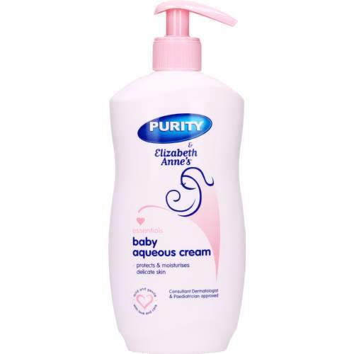 Purity & Elizabeth Anne's Baby Aqueous Cream Essentials Pump 500ml - Vaids Pharmacy