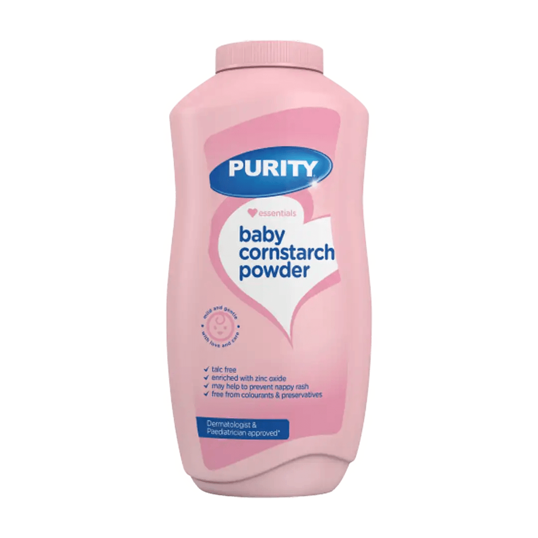 Purity & Elizabeth Anne's Essentials Baby Cornstarch Powder, 200g - Vaids Pharmacy