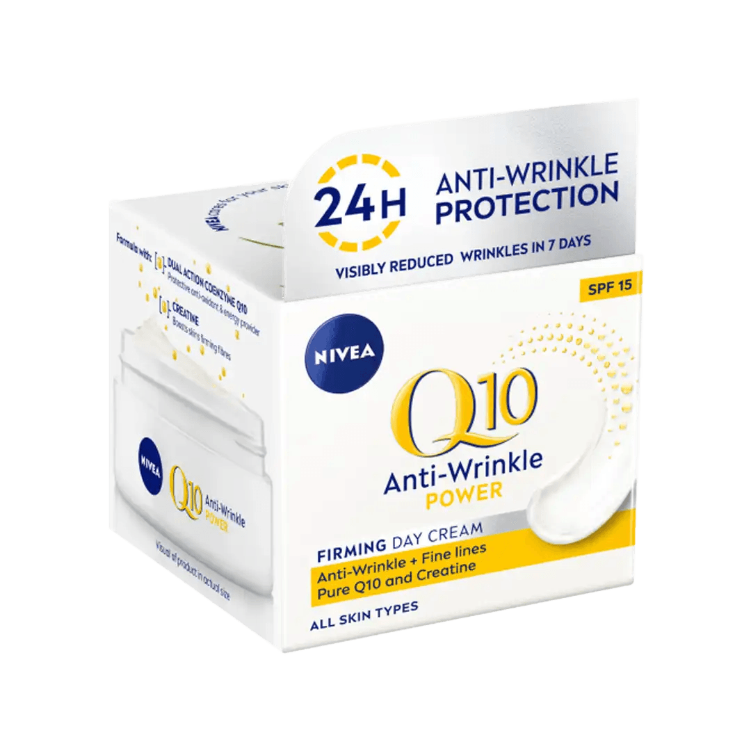 Nivea Q10 Plus Anti-Wrinkle Day Cream, 50ml - Vaids Pharmacy