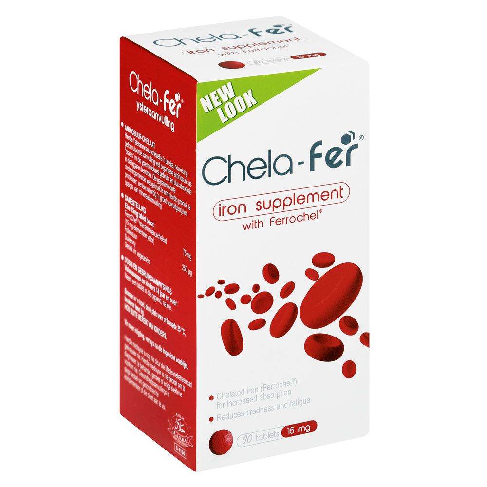 Chela-Fer Iron Supplement Tablets, 60's - Vaids Pharmacy