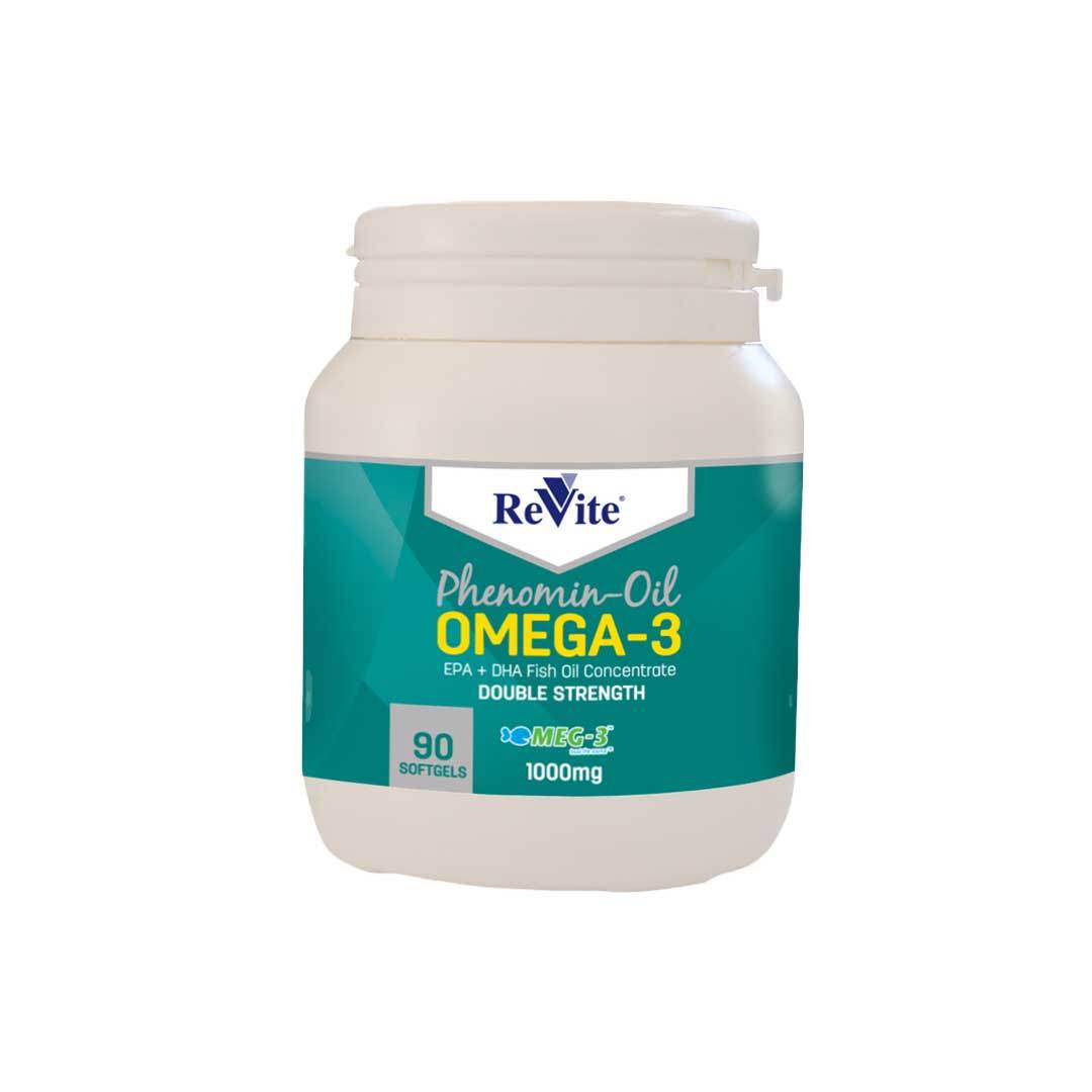 ReVite Omega-3 Double Strength Softgels, 90's - Vaids Pharmacy