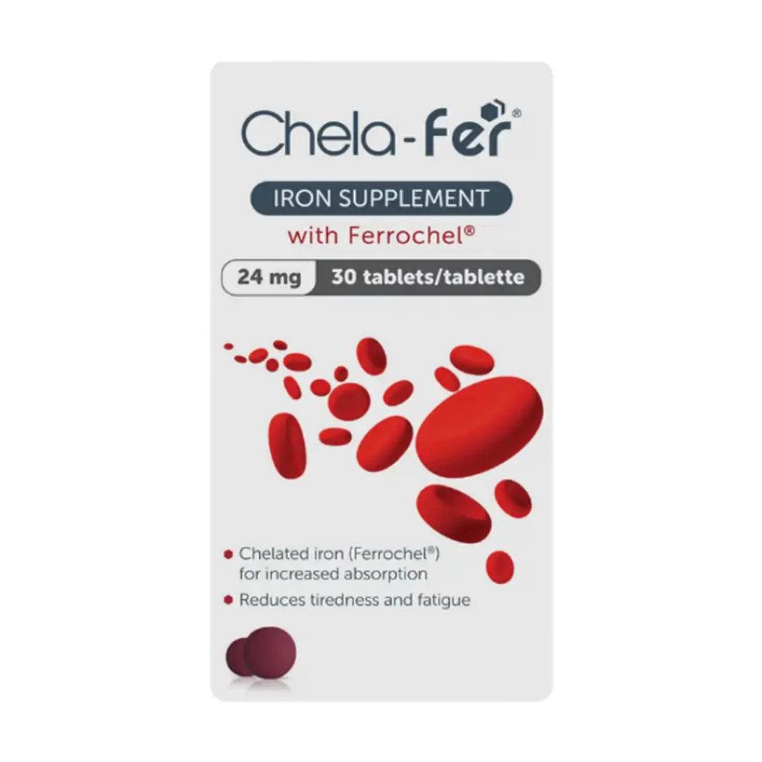Chela-Fer Iron Supplement Tablets, 30's - Vaids Pharmacy