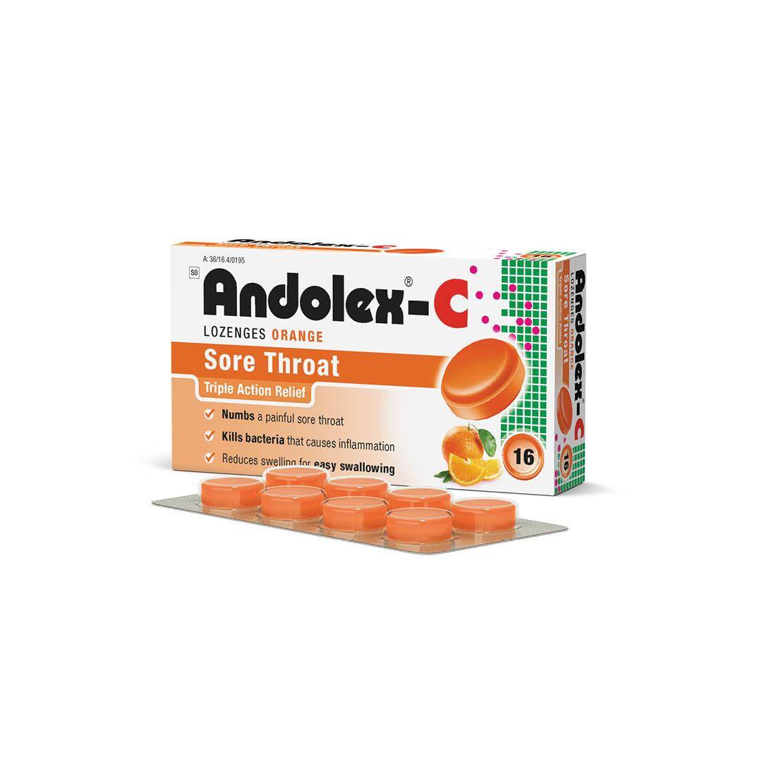 Andolex-C Lozenges Assorted, 16's - Vaids Pharmacy