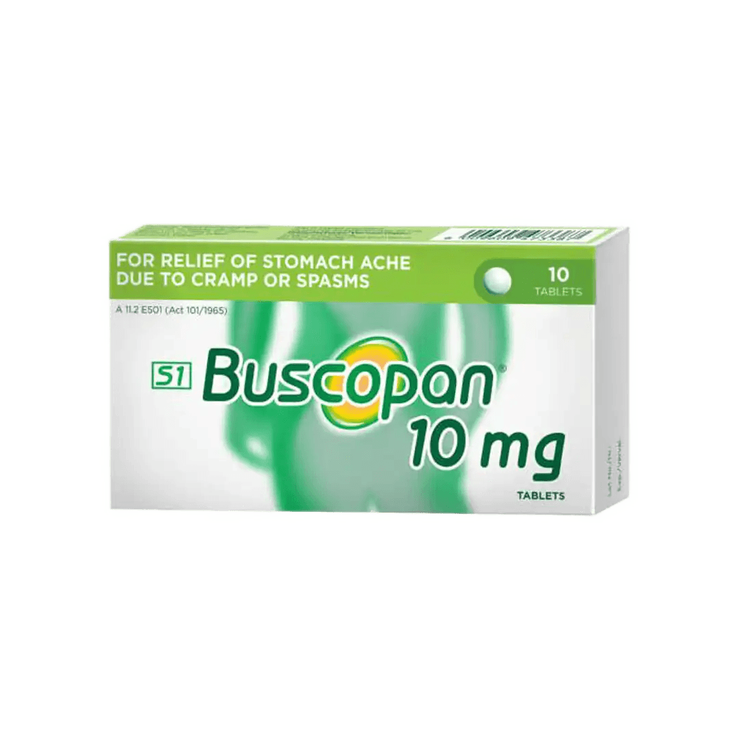 Buscopan 10mg Tablets, 10's - Vaids Pharmacy
