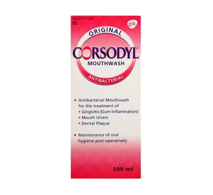 Corsodyl Mouthwash Original, 200ml - Vaids Pharmacy