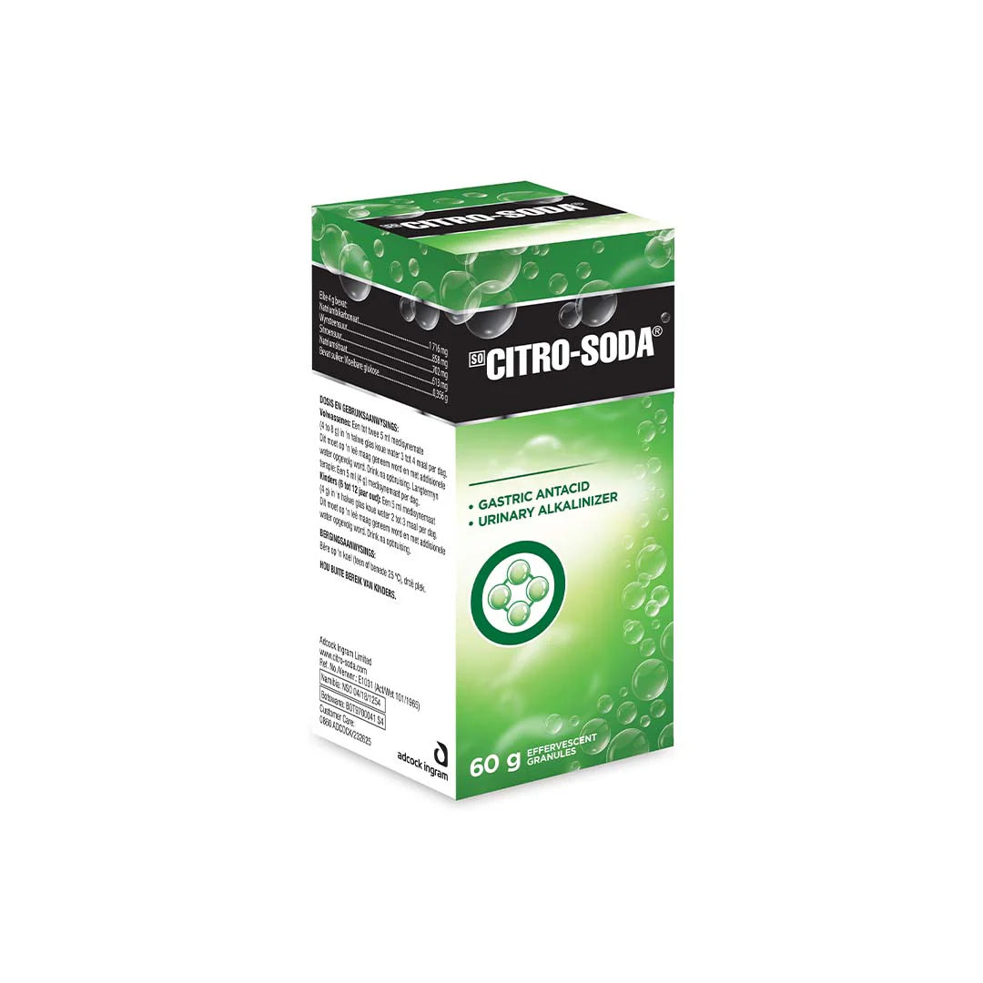 Citro-Soda packaging on a white background