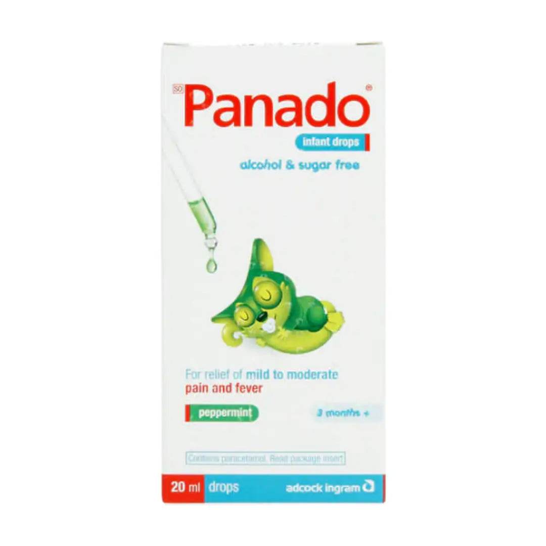 Panado Infant Drops Peppermint, 20ml - Vaids Pharmacy