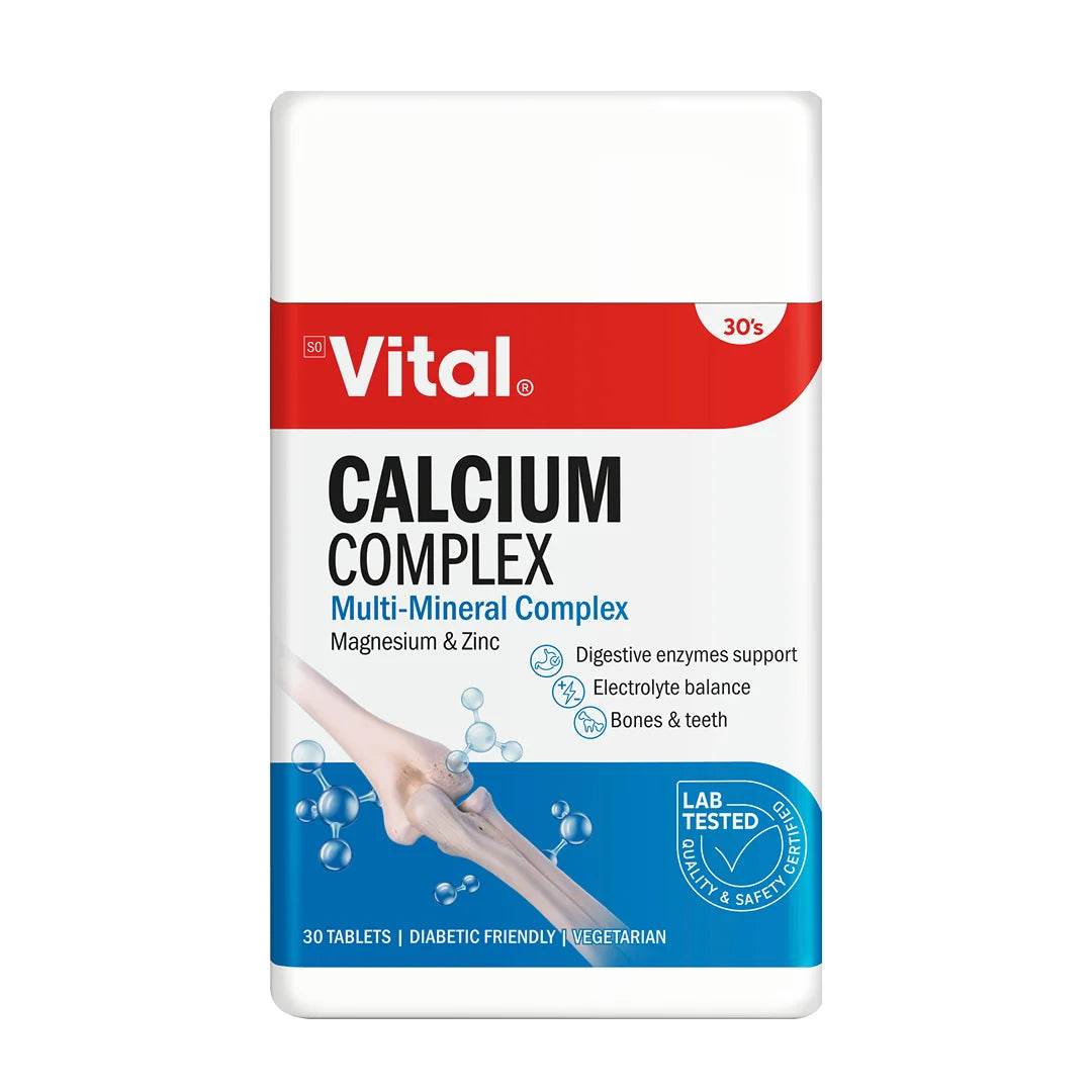 Vital Calcium Complex Tablets, 30's - Vaids Pharmacy