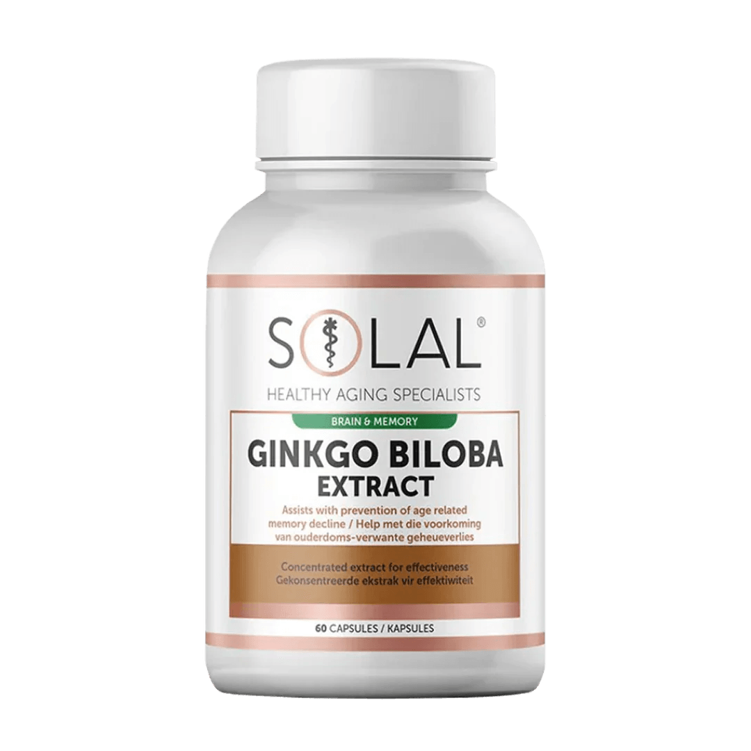 Solal Ginkgo Biloba Extract Capsules, 60's - Vaids Pharmacy