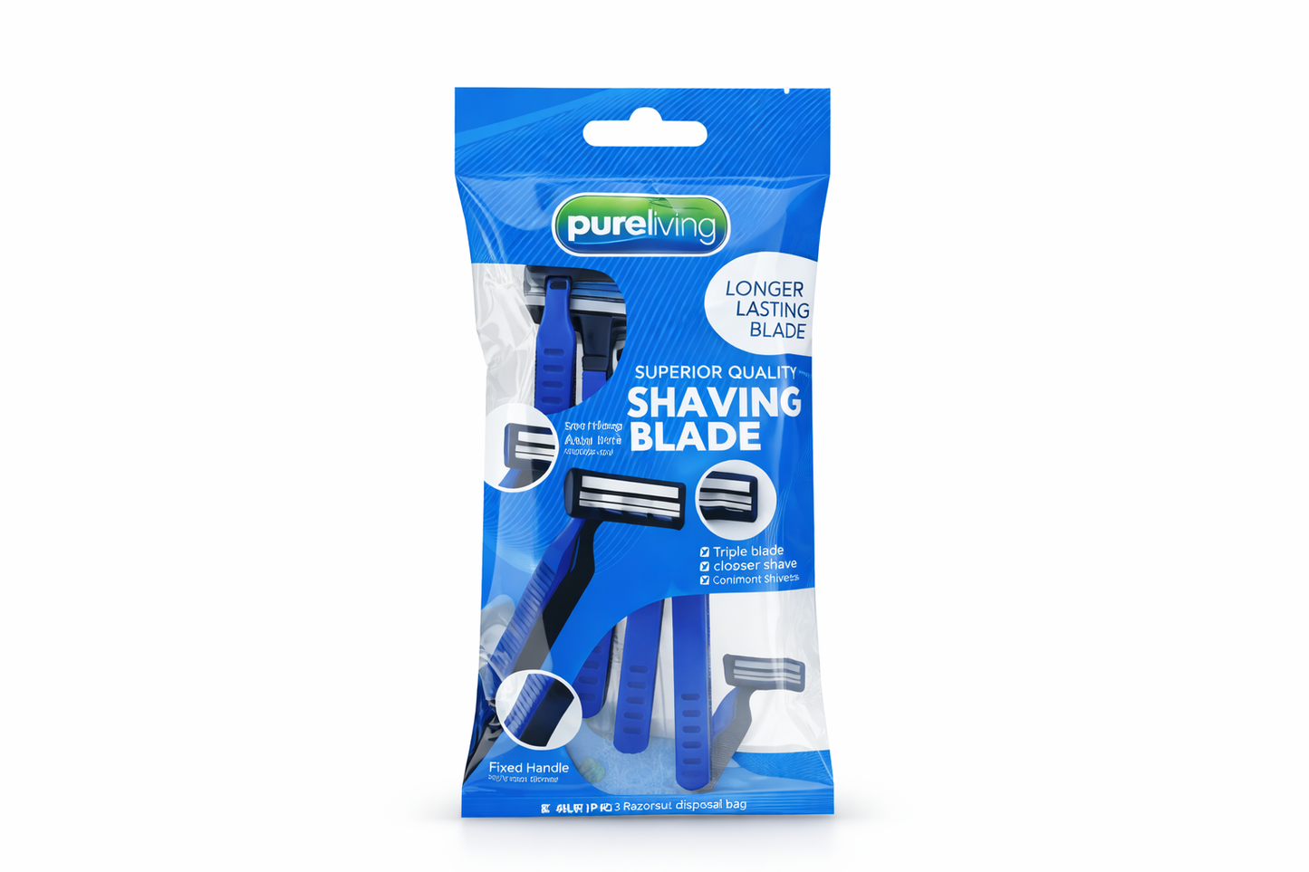 Shaving Blade 5's PURE LIVING