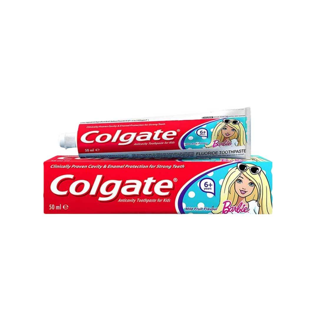 Colgate Kids 6+ Years Barbie Anticavity Toothpaste, 50ml - Vaids Pharmacy