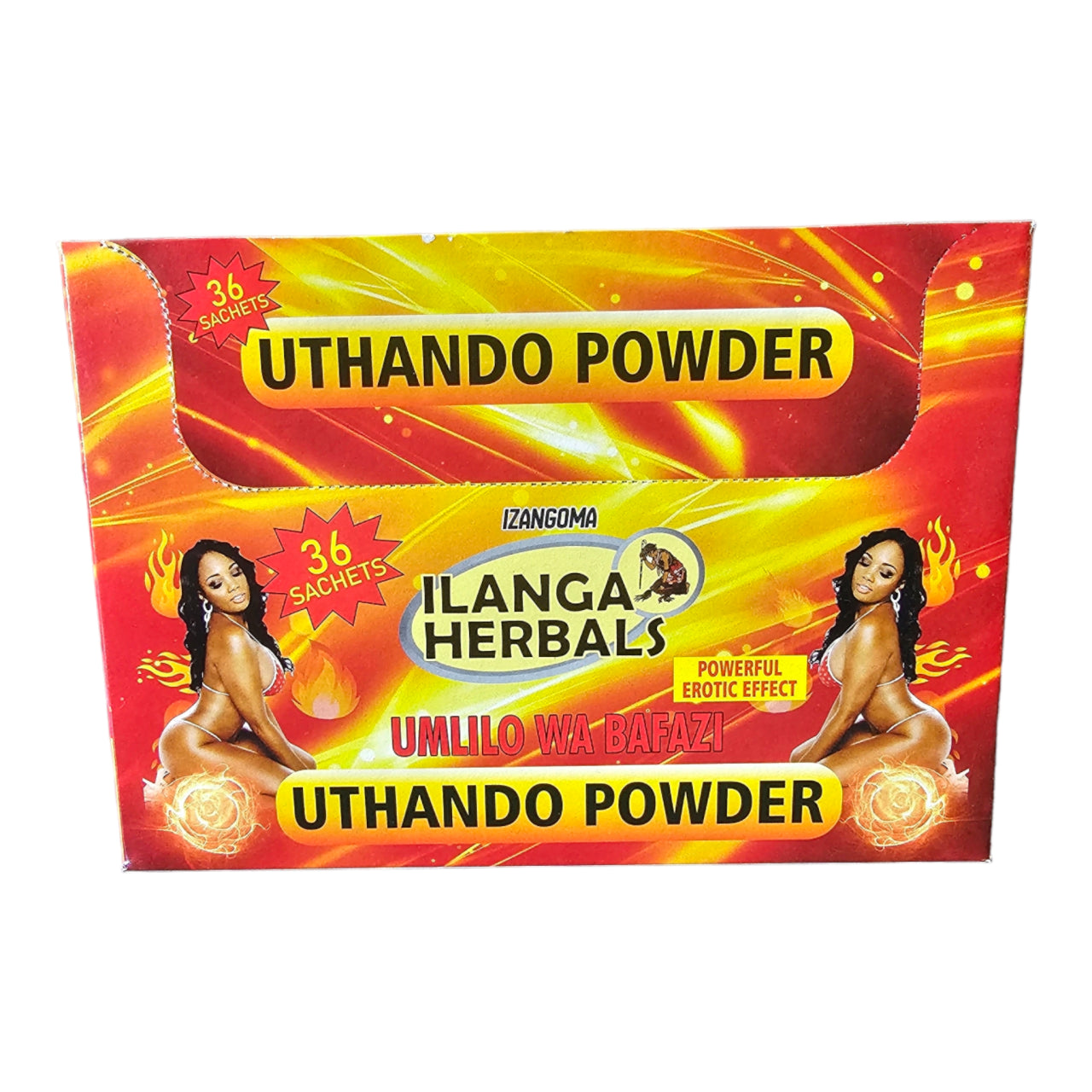 UMLILO WABAFAZI ILANGA HERBALS (UTHANDO POWDER 15g) BOX 36'S