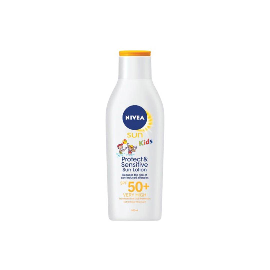 Nivea Sun Kids Pure & Sensitive Lotion SPF50+, 200ml - Vaids Pharmacy