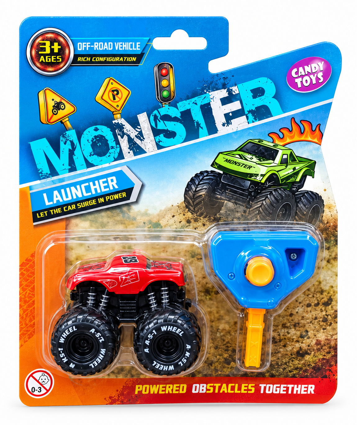 Monster Truck Launcher Toy