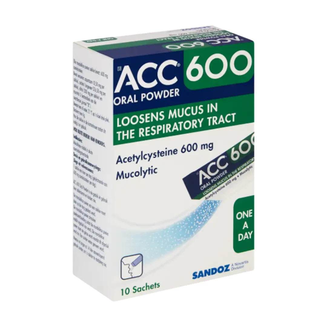 ACC 600mg Oral Powder Sachets, 10's - Vaids PharmacyACC 600mg Oral Powder Sachets, 10'sSandozVaids Pharmacy269328