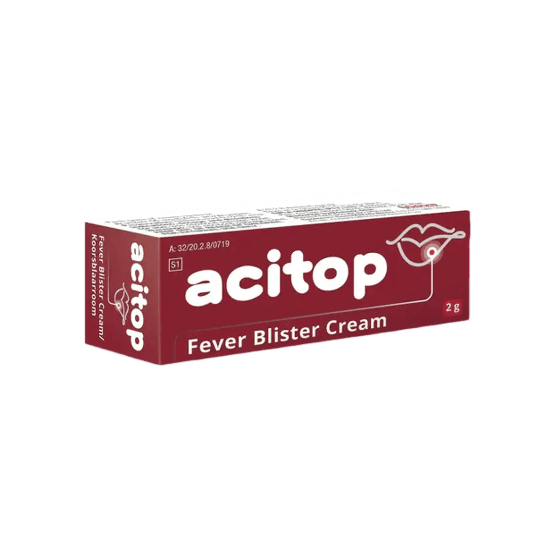 Acitop Fever Blister Cream, 2g - Vaids PharmacyAcitop Fever Blister Cream, 2gInovaVaids Pharmacy873551001