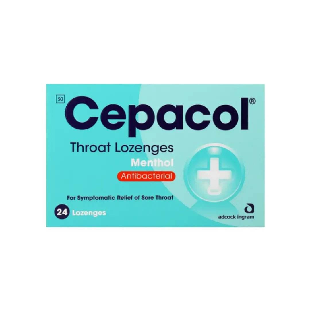 Cepacol Throat Lozenges Menthol, 24's - Vaids PharmacyCepacol Throat Lozenges Menthol, 24'sAdcock Ingram
