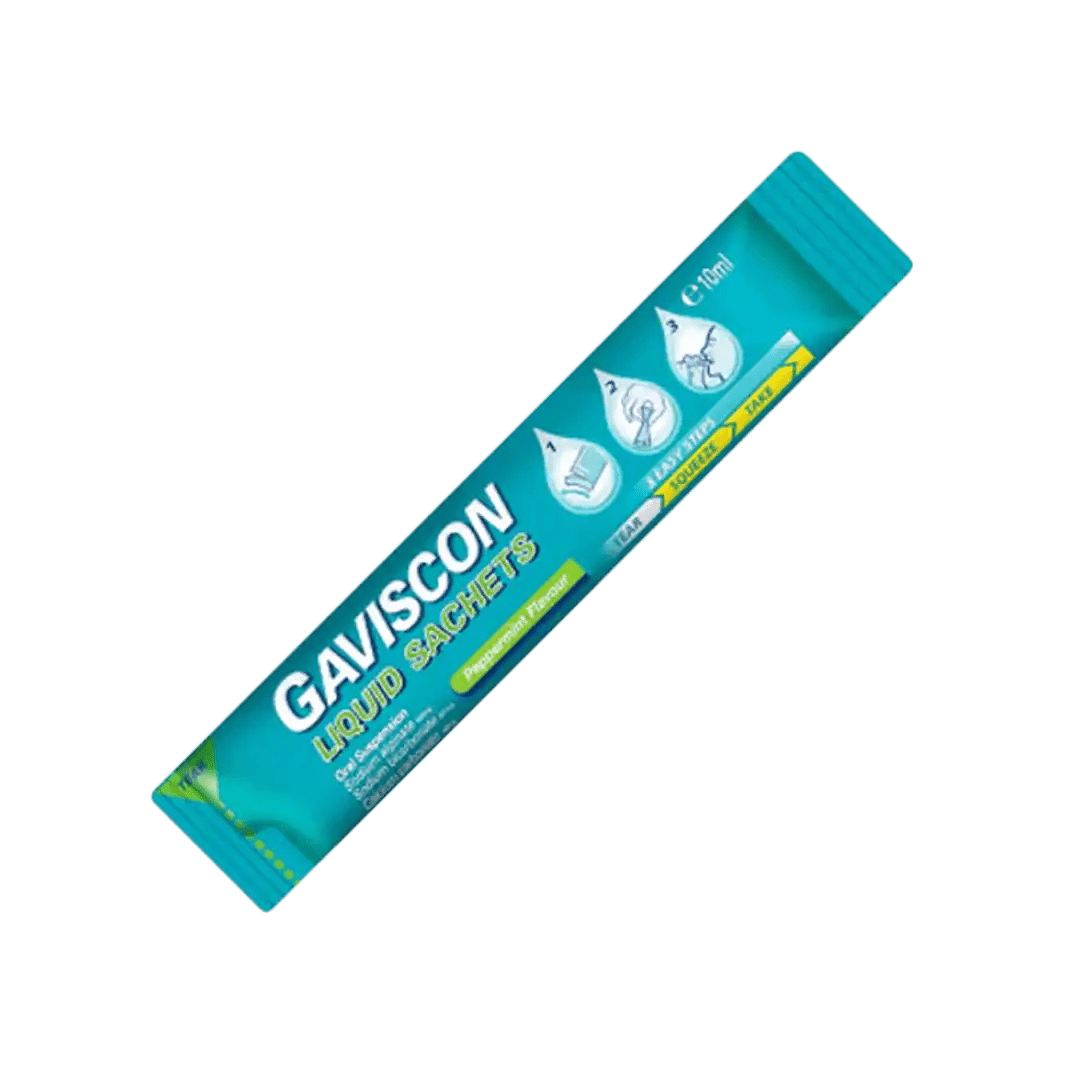 Gaviscon Liquid Sachets, 10ml - Vaids Pharmacy