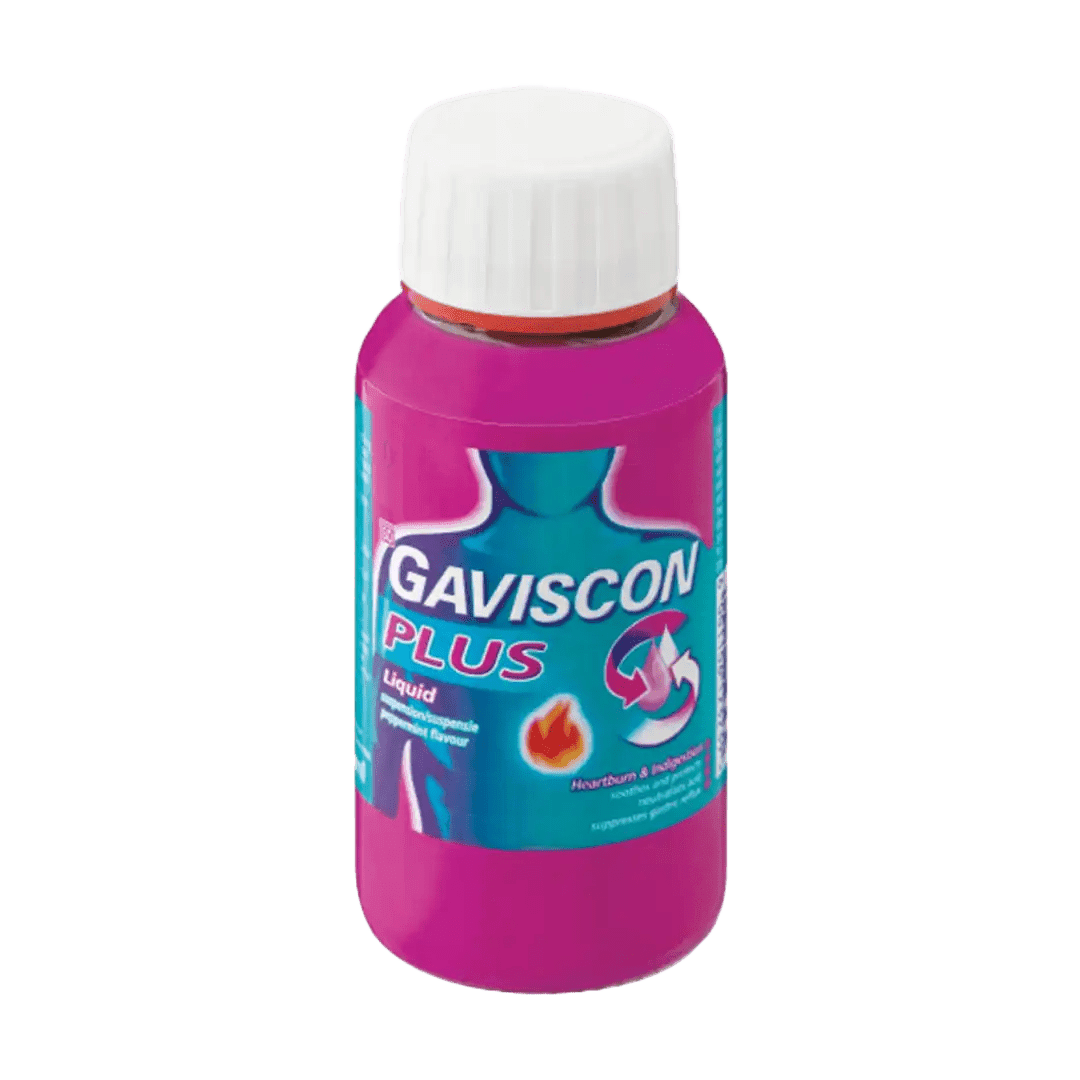 Gaviscon Plus Liquid Peppermint, 150ml - Vaids PharmacyGaviscon Plus Liquid Peppermint, 150mlReckitt Benckiser
